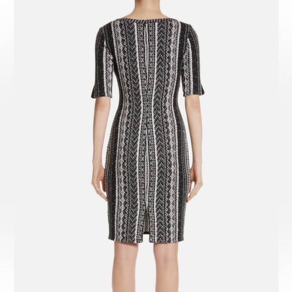 ST JOHN Wool Blend Tweed Cardigan & Dress Set - Picture 5 of 16